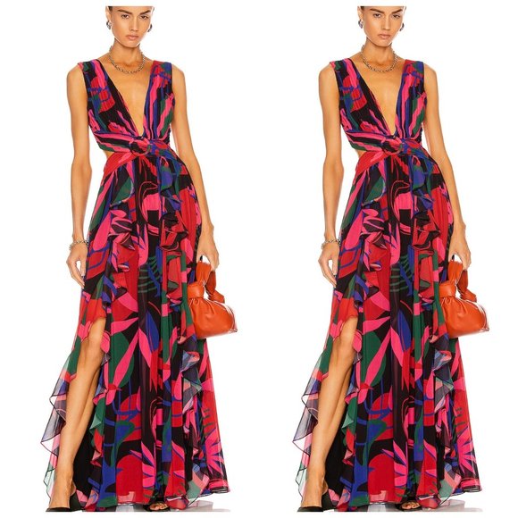 PatBO Multicolor Maxi Dress - Picture 1 of 13